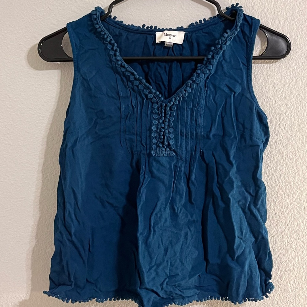 Blue fancy shirt (women’s small)